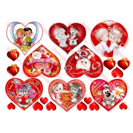 Вафельна картинка Love 030